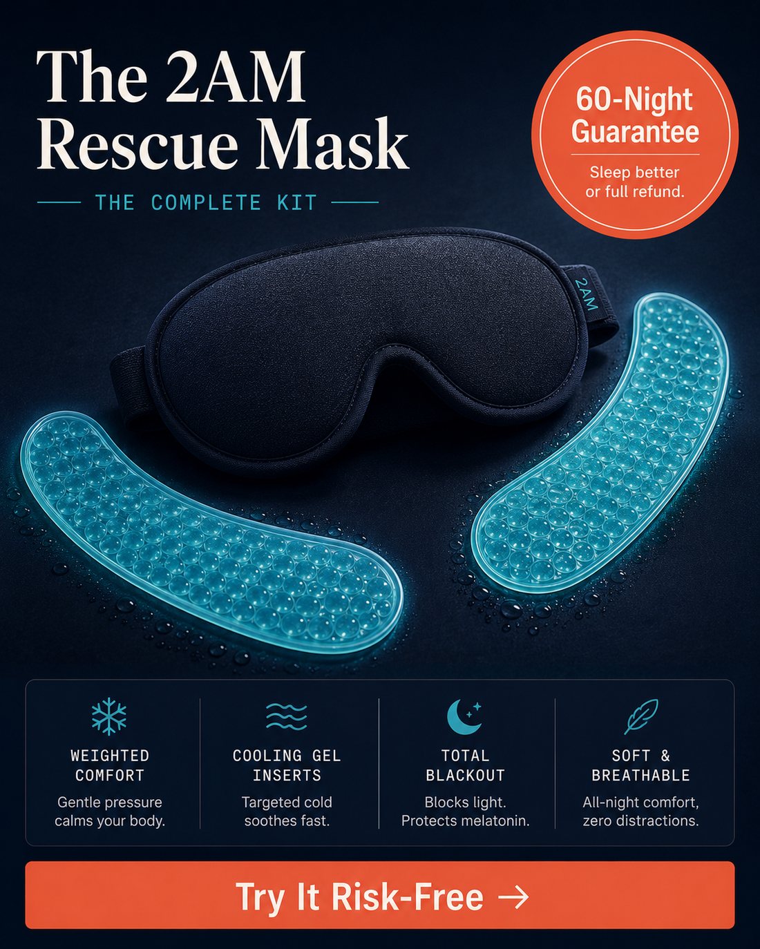 Joanna R., 48 — 5 stars. 'The part that hit me was the heart thing. Knowing there's a reflex — a biological switch — and that I could actually hit it? That was the thing.' 2AM Rescue Mask.